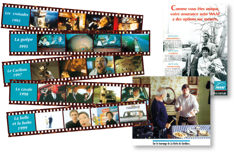 publicités MAAF années 90 emblématiques
