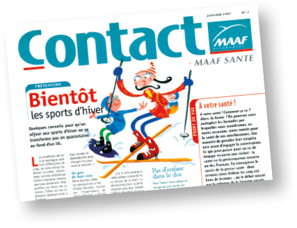 Premier numéro papier Contact MAAF Santé