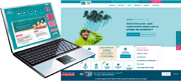 Site internet MAAF.fr dans les années 2000