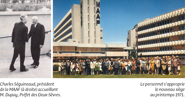 1972 Inauguration siège social MAAF Chauray Niort