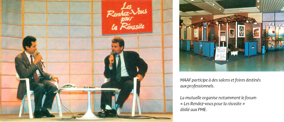 Les rendez-vous pour la réussite organisés par MAAF salon foire expo 1988 1989