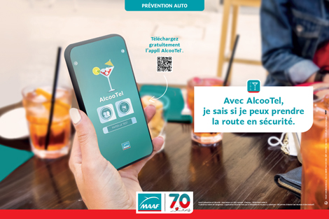 Affiche de la campagne AlcooTel été 2021