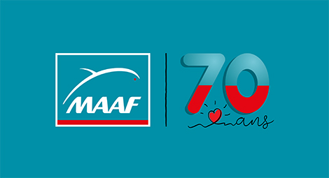 Logo anniversaire 70 ans MAAF 2021