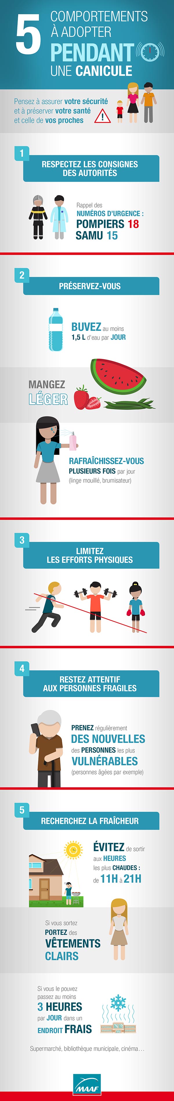Conseils pendant canicule